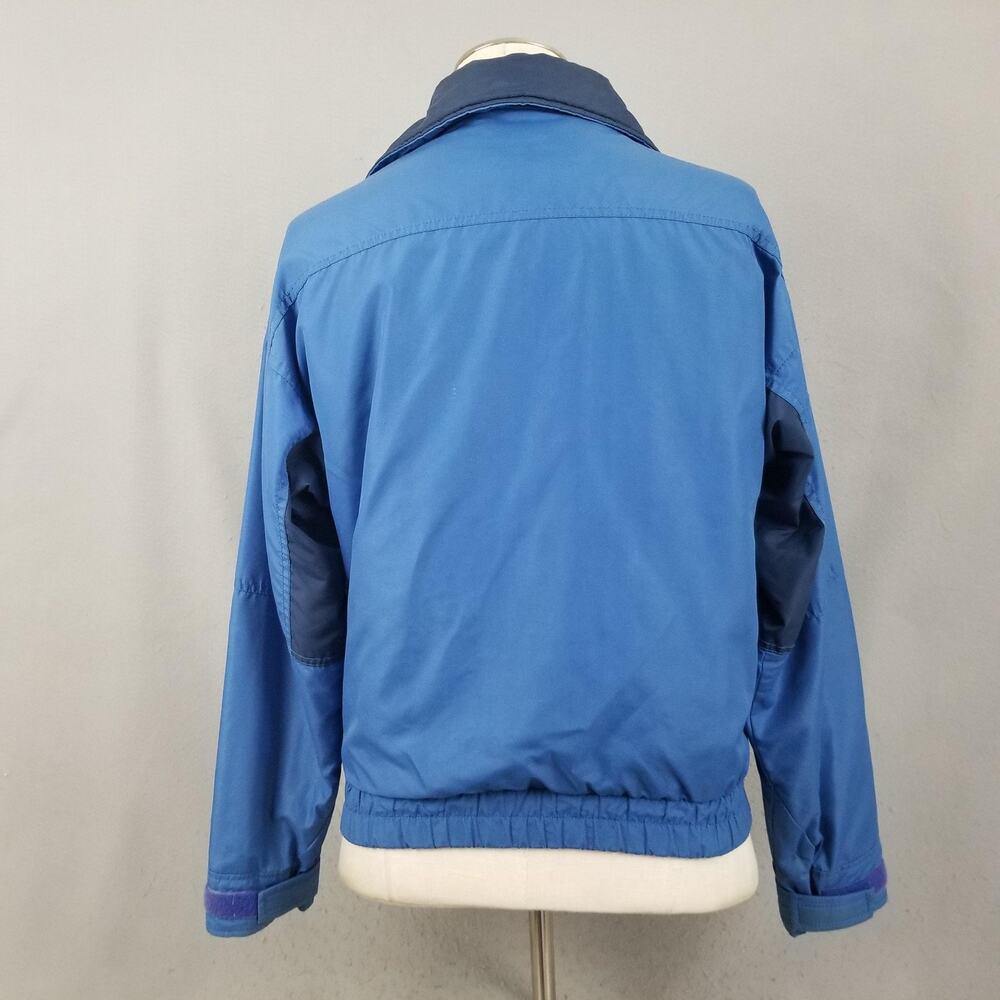 Vintage Columbia Bugaboo Jacket Mens Medium Blue Nylon Ski Interchange YKK 90s - Picture 5 of 14